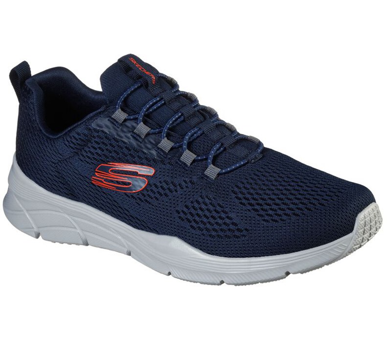 Skechers Herr Marinblå Sneakers - Relaxed Fit: Equalizer 4.0 - Wraithern - Sverige (WCULE-1694)